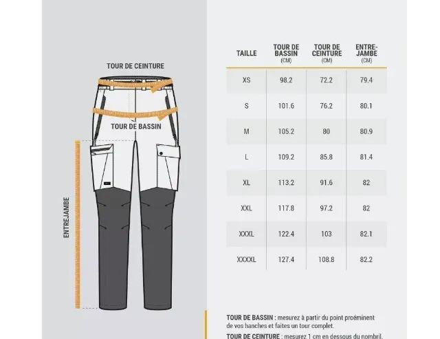Calça feminina nova Resistente de Trekking da Decathlon - Foto 3