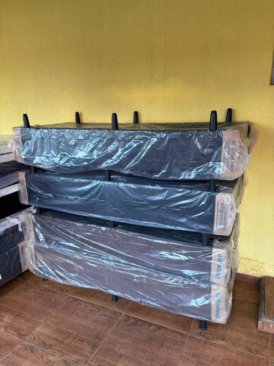 Vendo Colchão + Box Queen Size - Foto 3