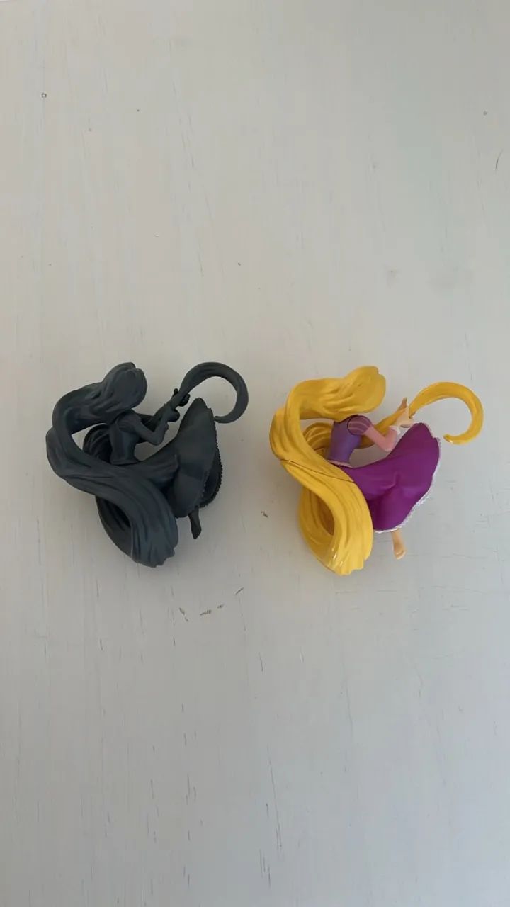 miniatura rapunzel disney japão e protótipo - Foto 2