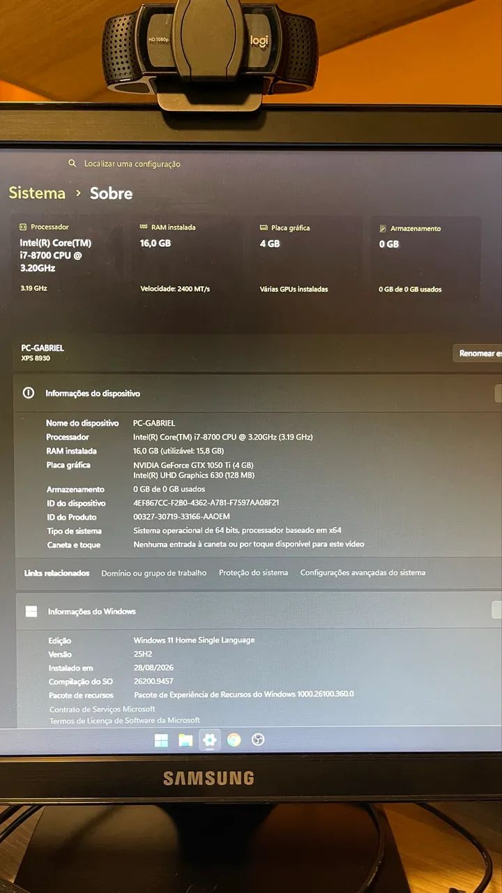 Pc DELL XPS 8930 i7-8700 16GB DE RAM - Foto 5