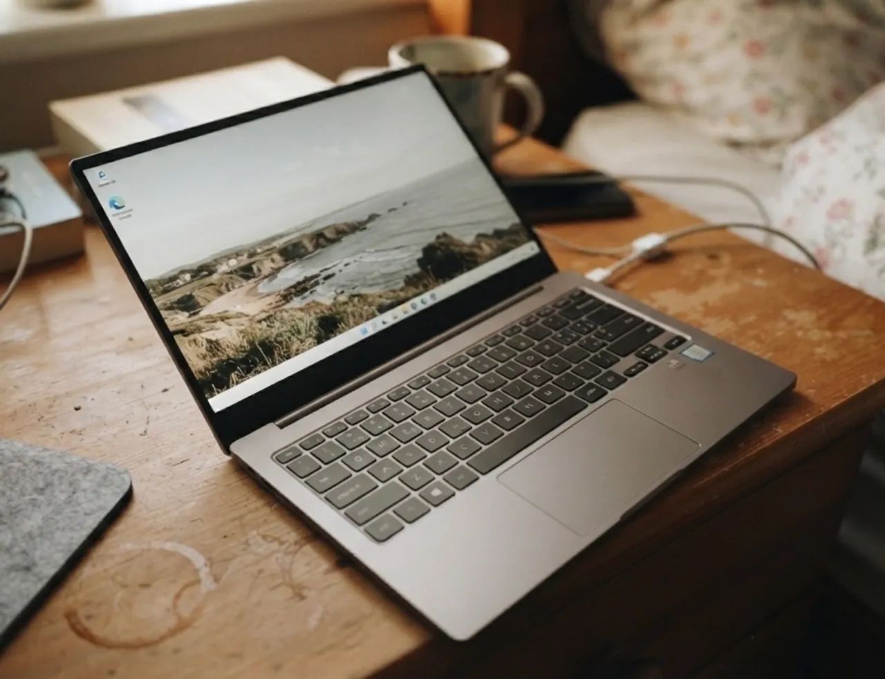Notebook Samsung Prata Impecável, Semi Novo!