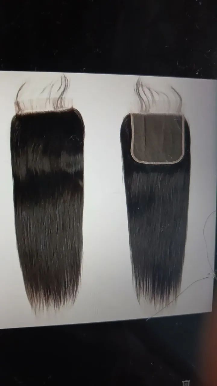 Top closere de cabelo humano 4×4 e 30 CM