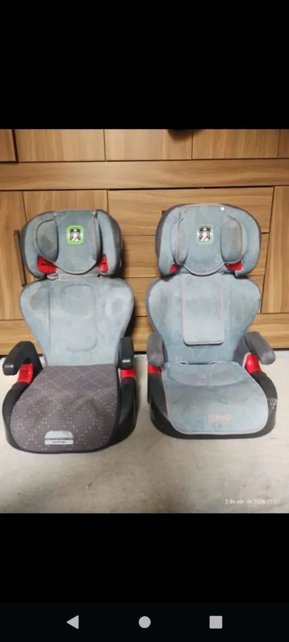  cadeirinhas de carro até 36 kg 