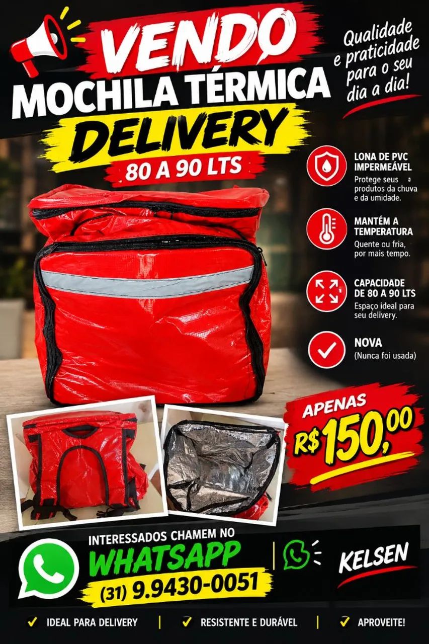 BAG PARA ENTREGAS