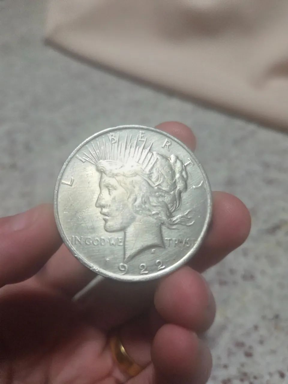 Moeda de 1 dollar americano 1922