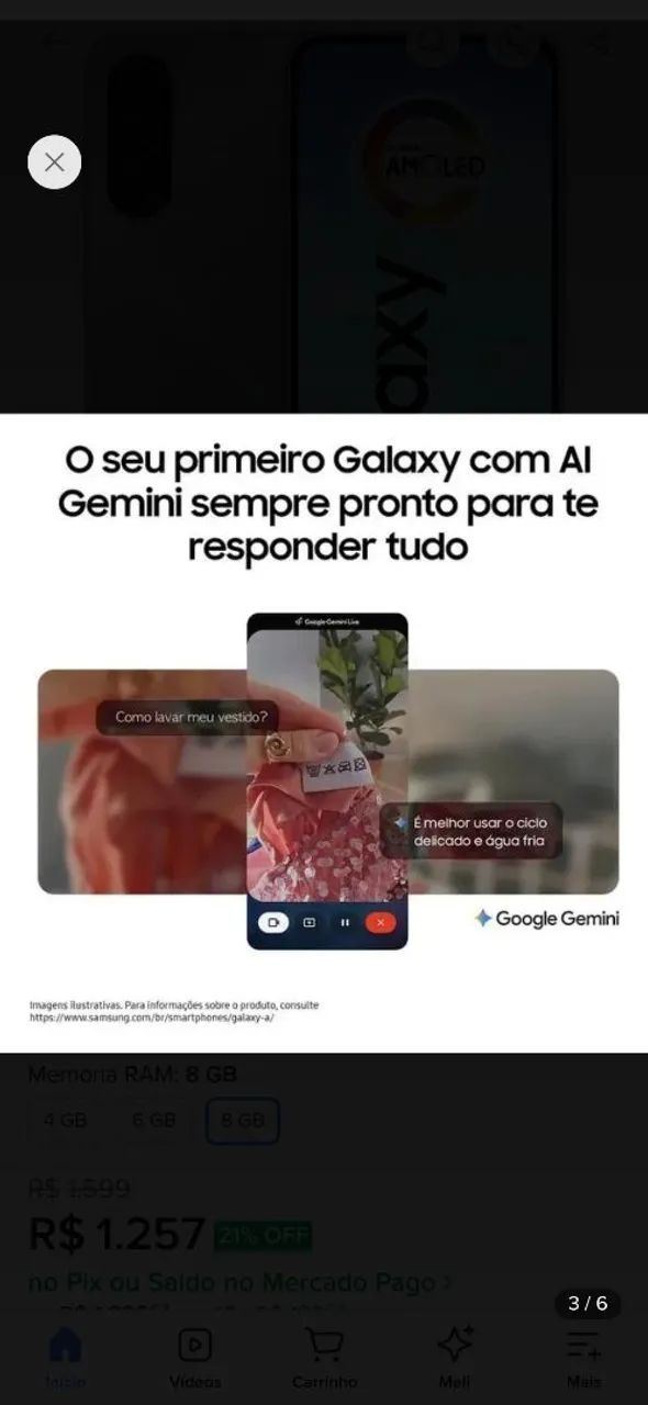 SANSUNG GALAXY A17 128gb 8GB RAM TELA AMOLED - Foto 5