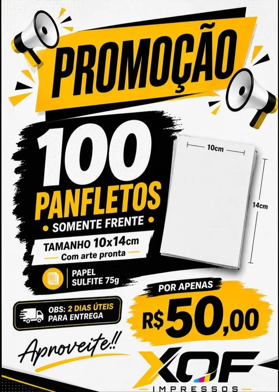 Panfletos na Promoção!!