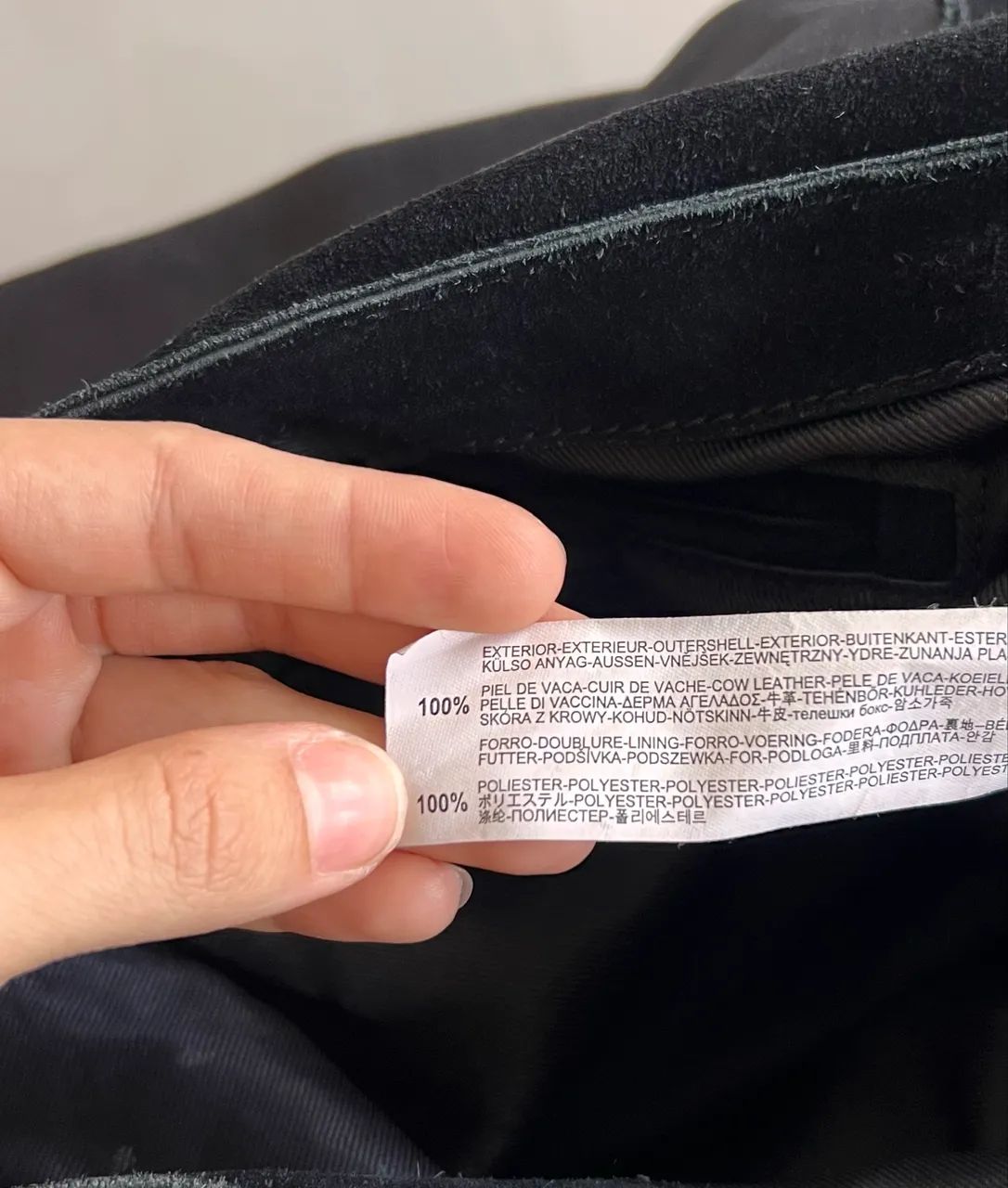 Bolsa Zara couro camurça  - Foto 5