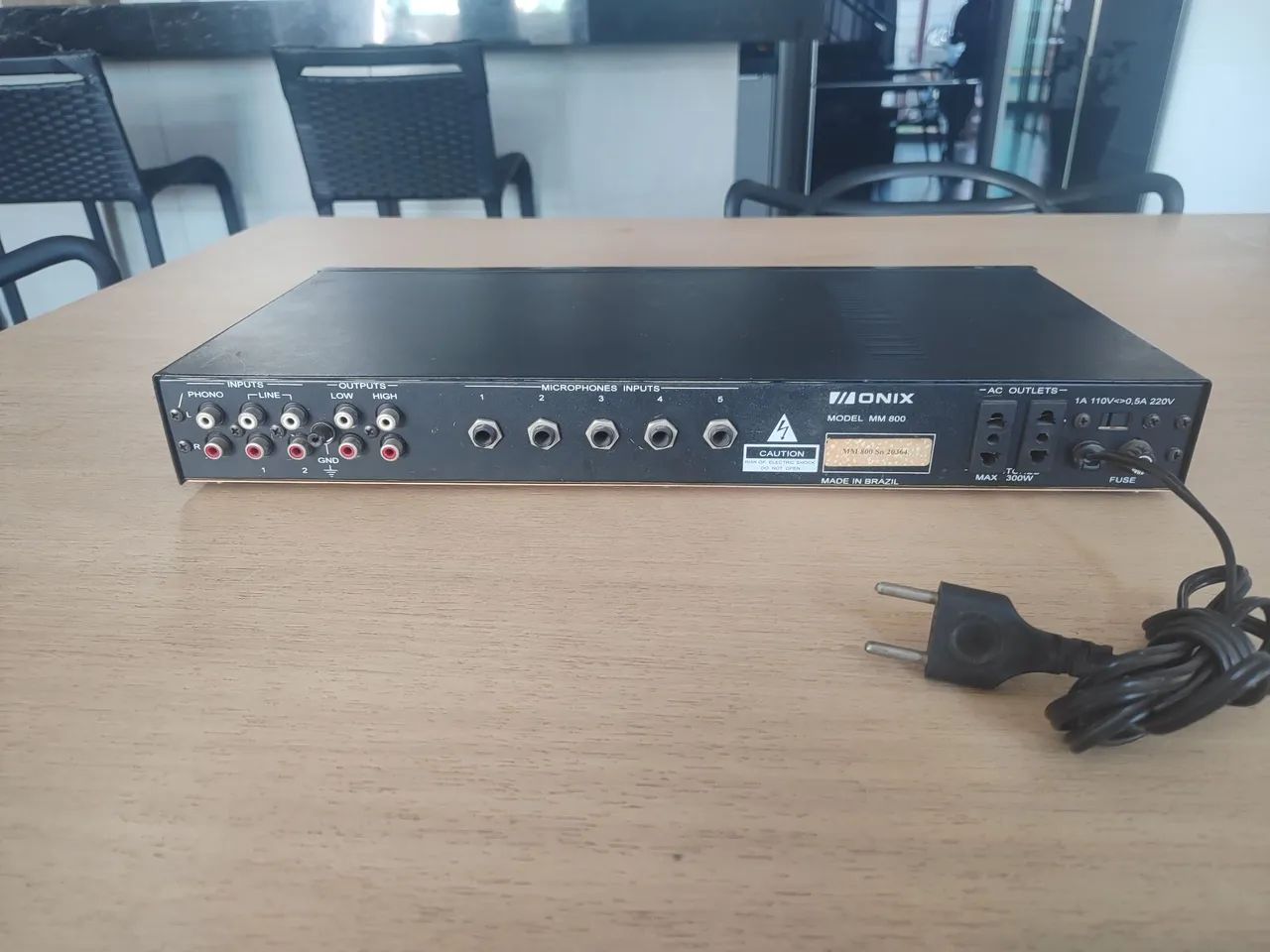 Mixer e equalizador MM800 Onix  - Foto 5