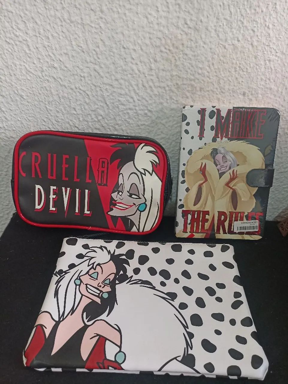 Kit Cruella 2 necessaire e caderneta 