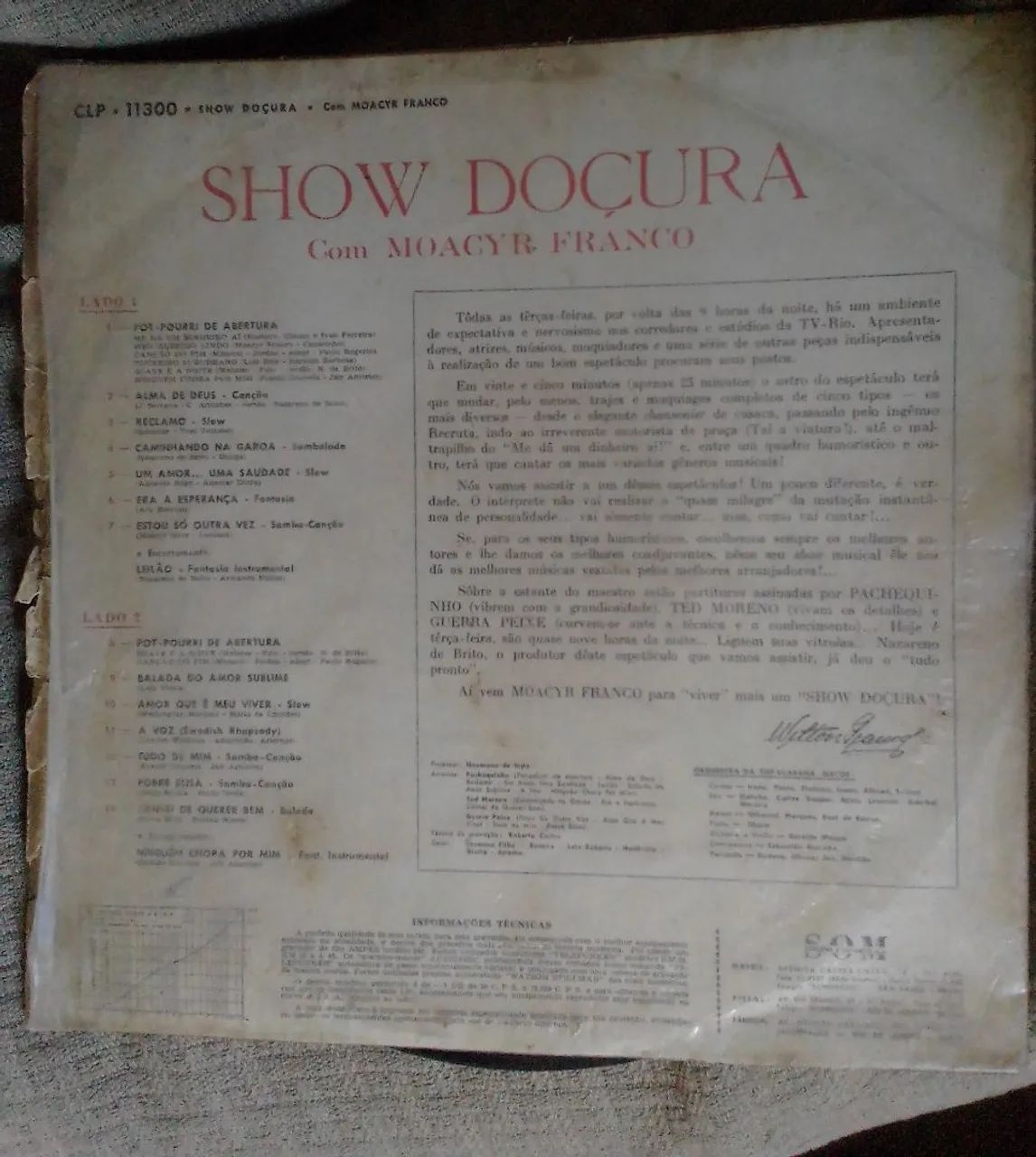 LP VINIL MOACIR FRANCO - 1963 - Foto 3