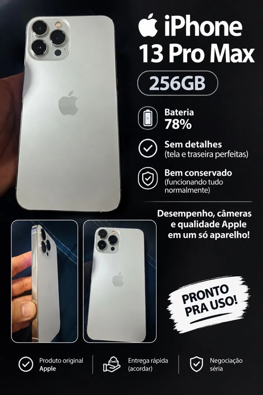 iPhone 13 Pro Max 256 GB - Celulares e Smartphones - Cosmos, Rio
