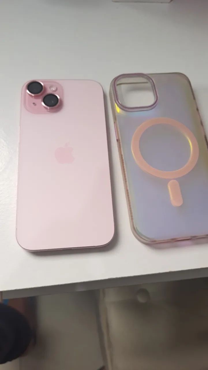 Iphone 15 128gb Rosa Dual E-Sim na Garantia - Foto 2