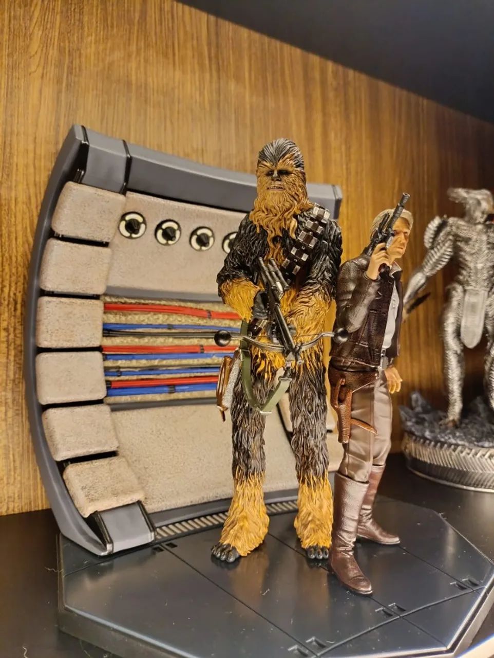 Han Solo & Chewbacca Deluxe - Star Wars Exclusivo Ccxp 2017 Iron