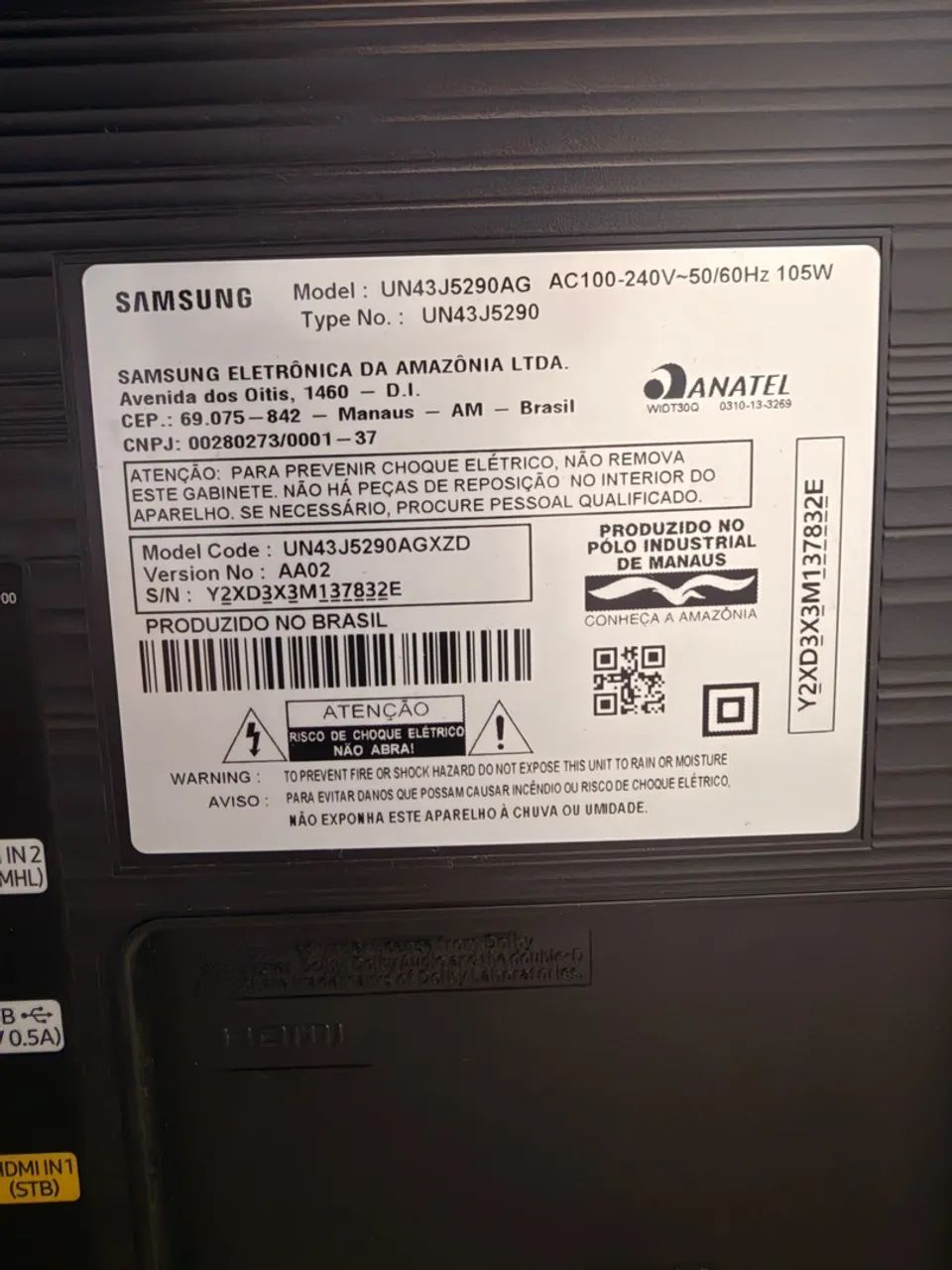 TV  Samsung 43 Com Avaria - Foto 4
