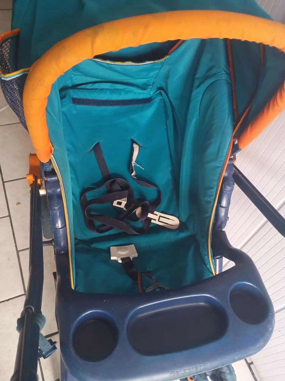 Carrinho de bebe vira dois lados - Foto 3