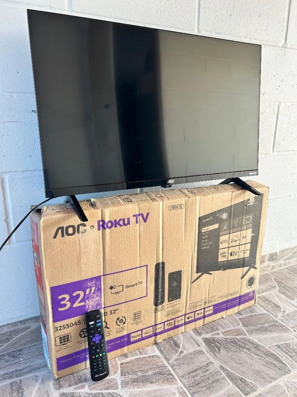 TV SMART AOC 32 POLEGADAS Roku FullHD  - Foto 4