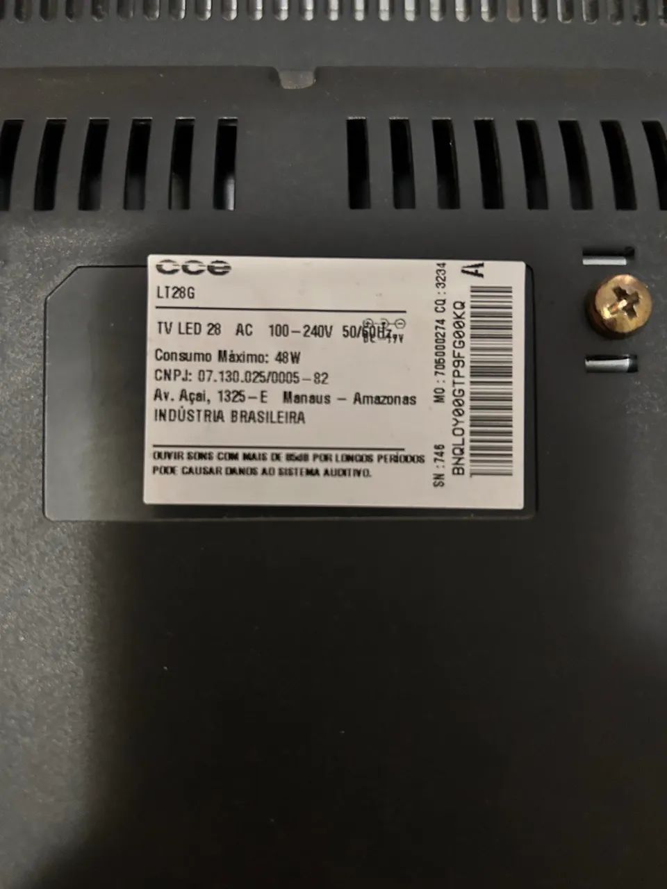 TV LED CCE 28? - Modelo LT28G - Excelente Estado - Foto 3