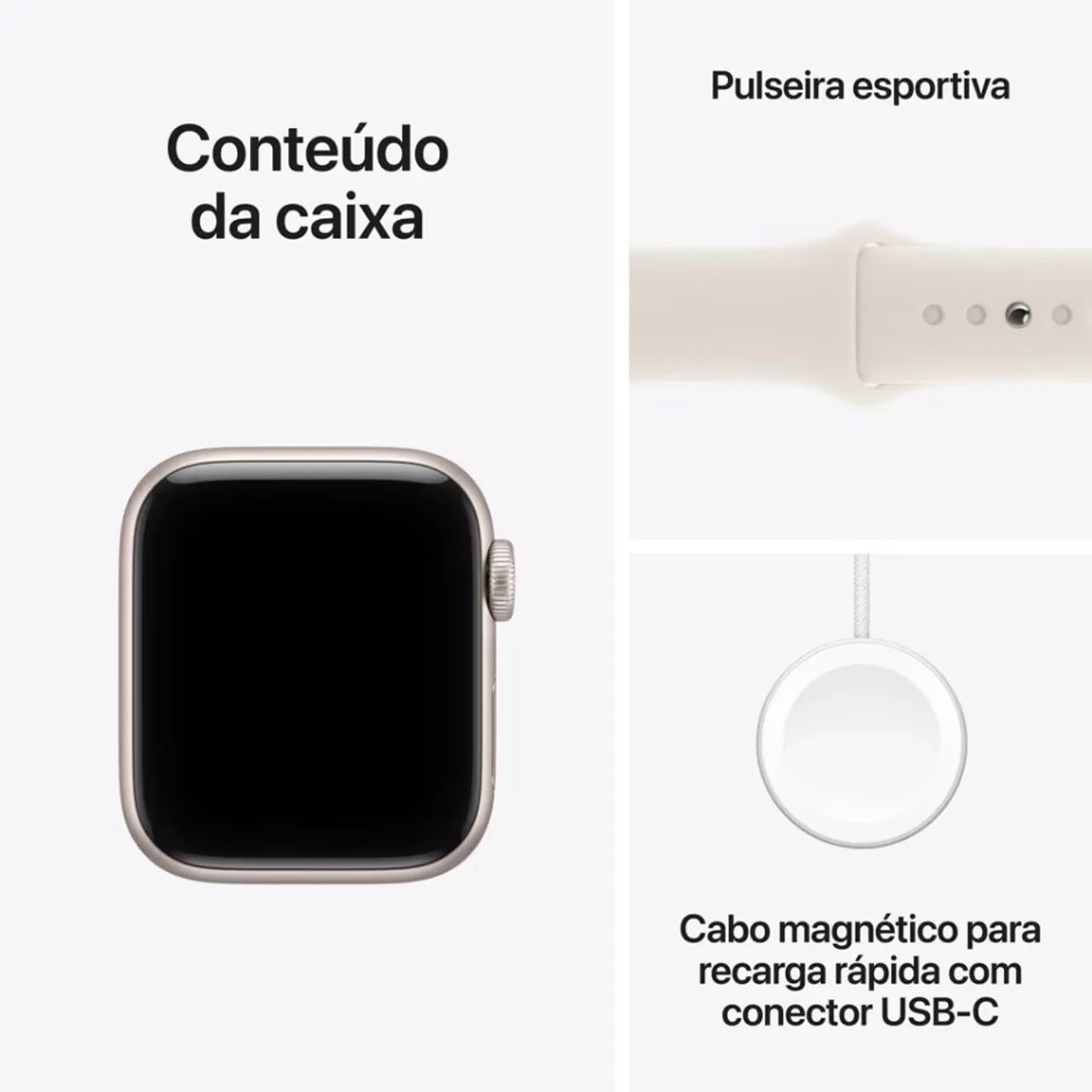 Apple Watch SE 3 40mm - Starlight - P/M - GPS - Foto 3