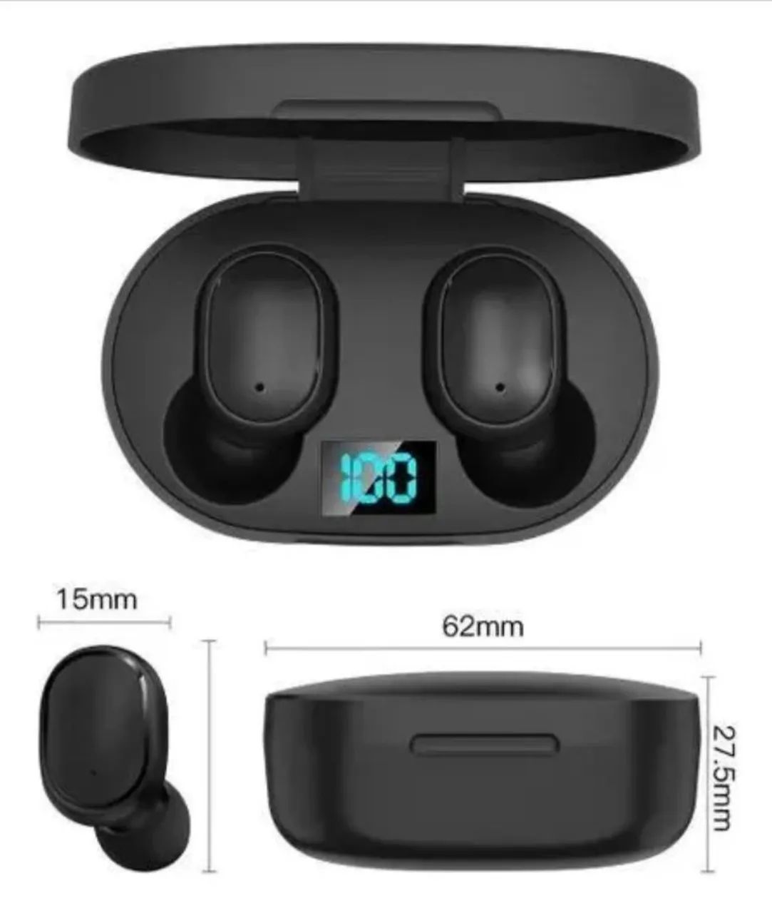 Fone De Ouvido Tws Bluetooth E6s-v1 - Foto 4