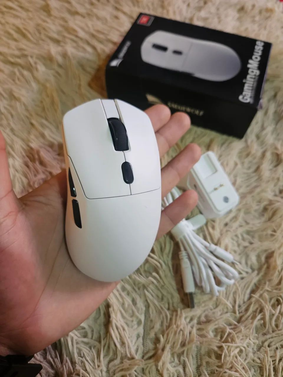 Mouse gamer smailwolf m3 proplus com dock - Foto 3