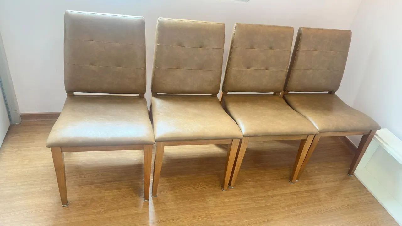 4 cadeiras alta qualidade - Foto 4