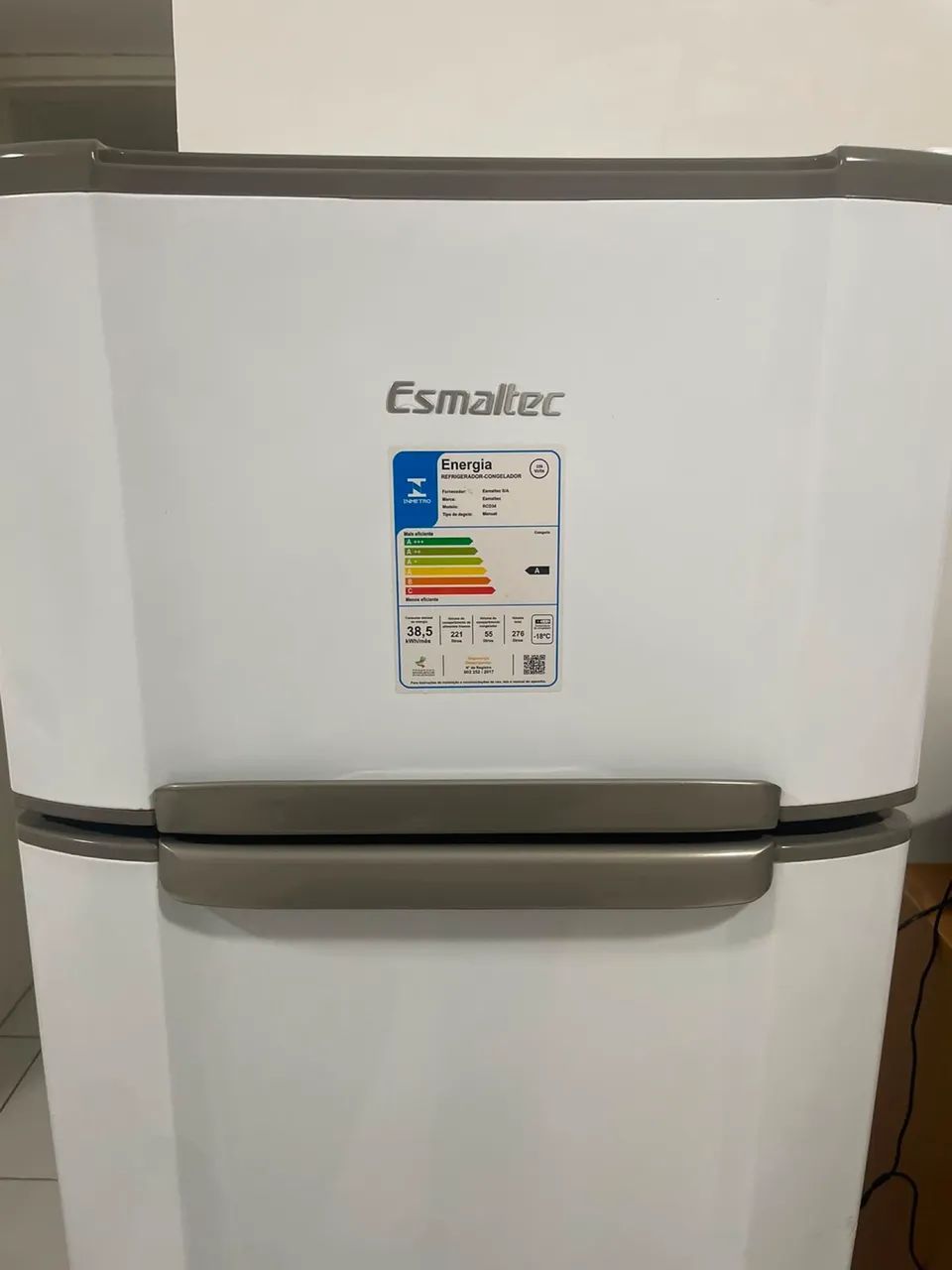 Geladeira duplex  Esmaltec 276 litros 