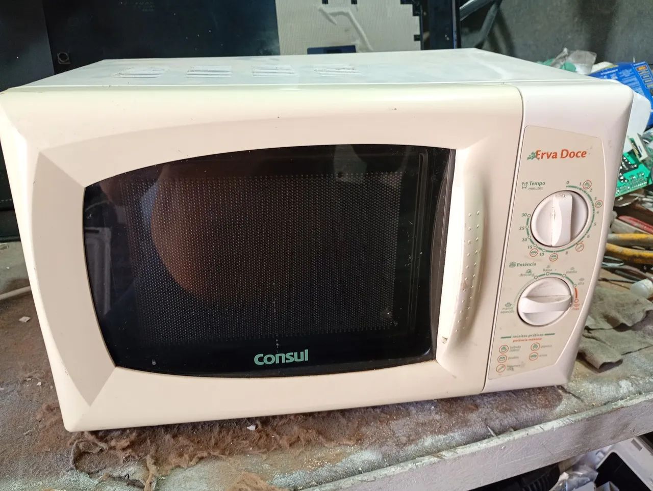 Microondas lindo erva doce Consul 20 litros 