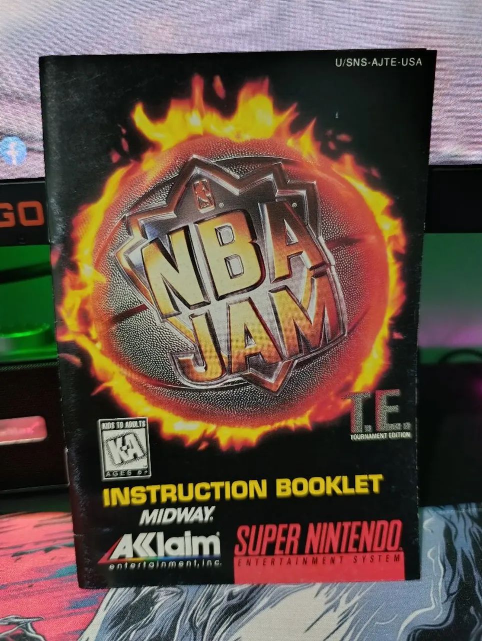 Lote de manuais originais para jogos de Super Nintendo (SNES) e