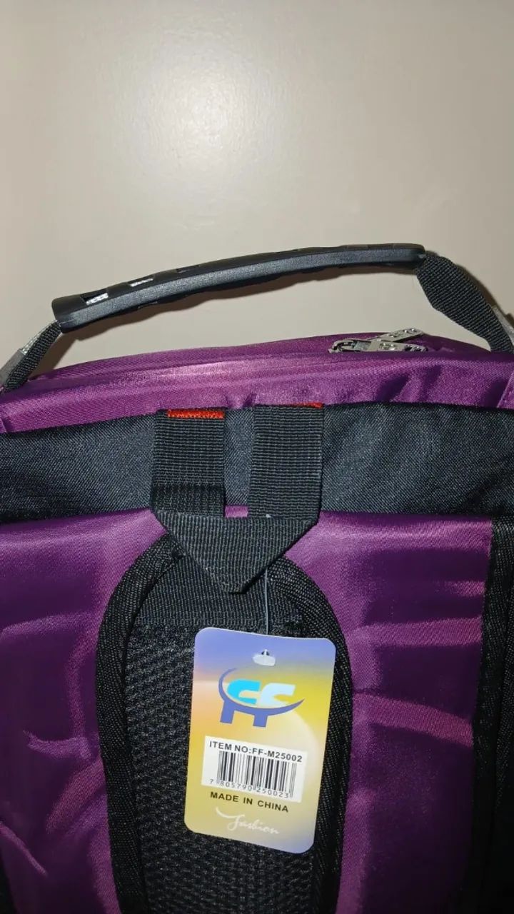 MOCHILA ROXA - NOVA E PRONTA ENTREGA - Foto 3