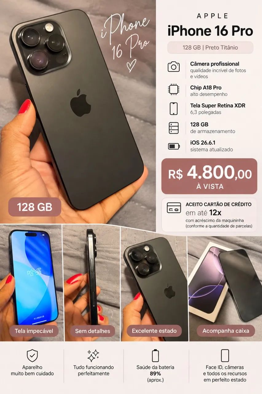 iPhone 16 pro 