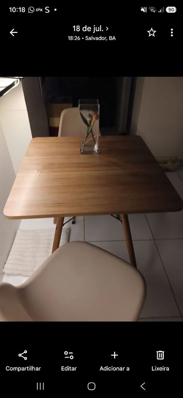 Mesa de madeira 