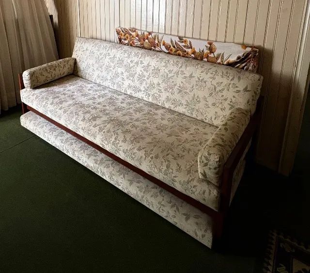 Sofá cama com bicama 