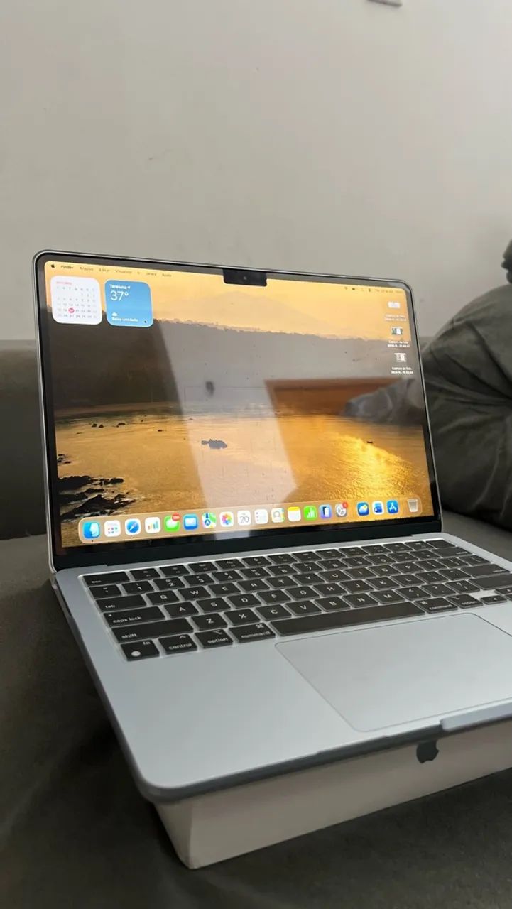 Mac Book Air M4 256GB 13,6 Polegadas Azul - 100% de Bateria - Foto 3