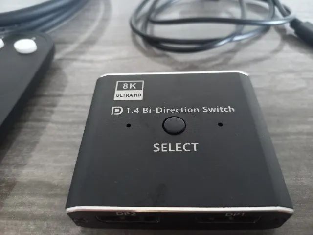 Switcher Displayport 1.4 Switch 8K divisor bidirecional - Foto 4