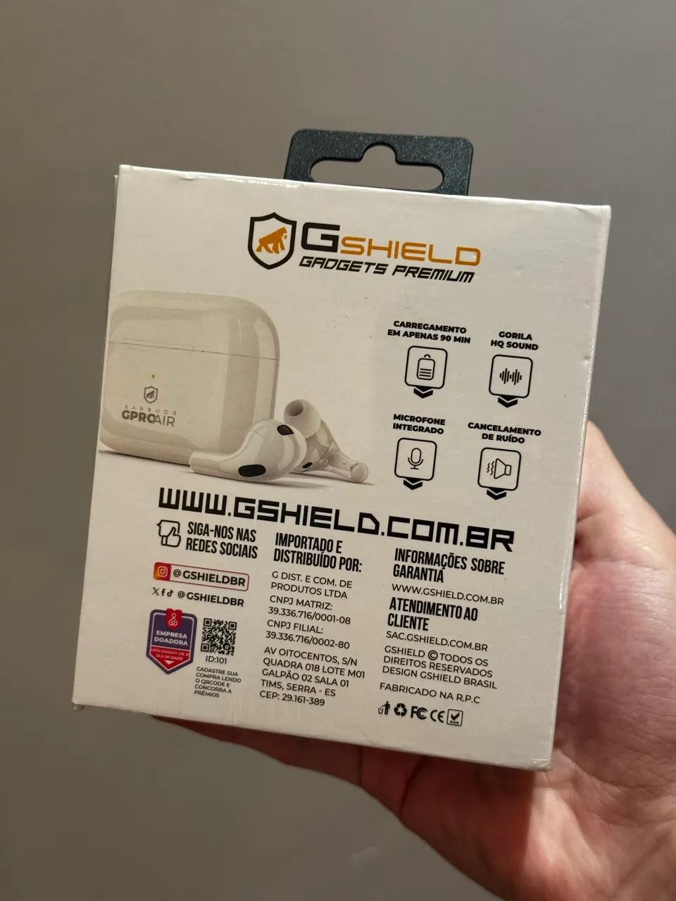 Fone de ouvido G Pro Air / Gorila Shield - Foto 2