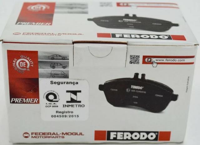 Jogo Pastilha Freio Dianteira Cerâmica Original Ferodo Nissan Sentra 2.0 Todos - Foto 4