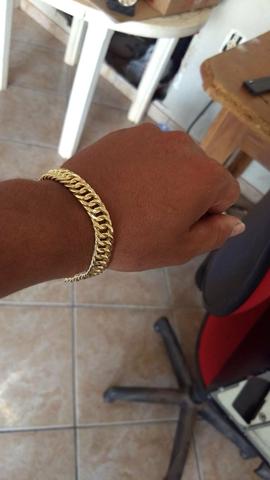Corrente + pulseira grume feita de moeda antiga com garantia eterna - Foto 5