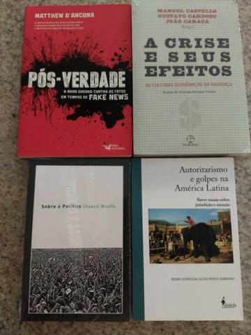 Livros novos sobre história e o momento atual