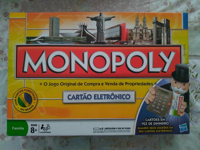 Jogo Monopoly - Com cartão eletrônico