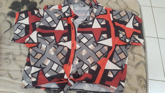 Blusa estampada- retirada shopp maracanau
