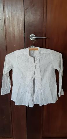 Bata da Zara, 7-8 anos, em algodão - R$ 30
