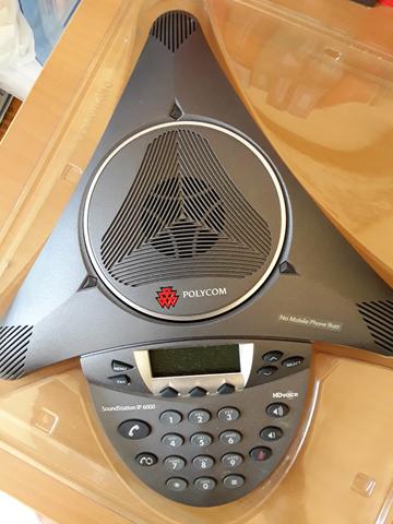 Telefone Polycom Soundstation Ip6000 para audio conferência