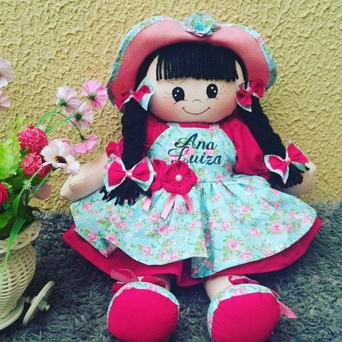 Boneca de pano coleção rosas - Foto 3