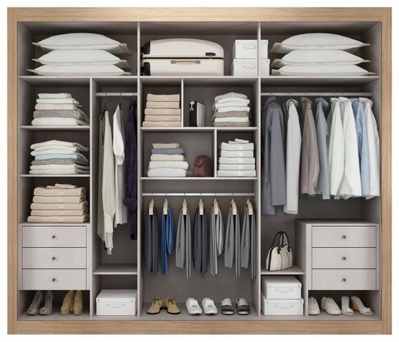 Guarda roupa madeiro - 2,70 larg - montagem por nossa conta - Foto 3