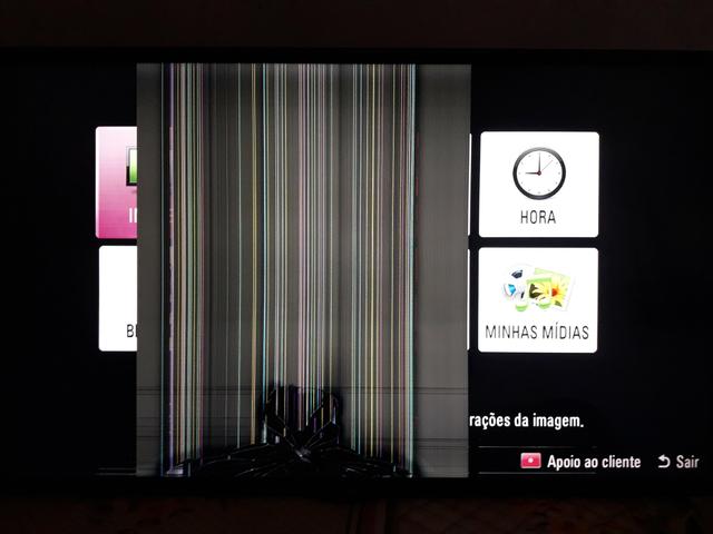 Tv lg de led 42 plg semi nova só R$ 250,00 - Foto 2