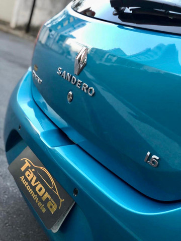 Renault Sandero Dynamique 1.6 2015 completíssimo! C/ MediaNav top! - Foto 10