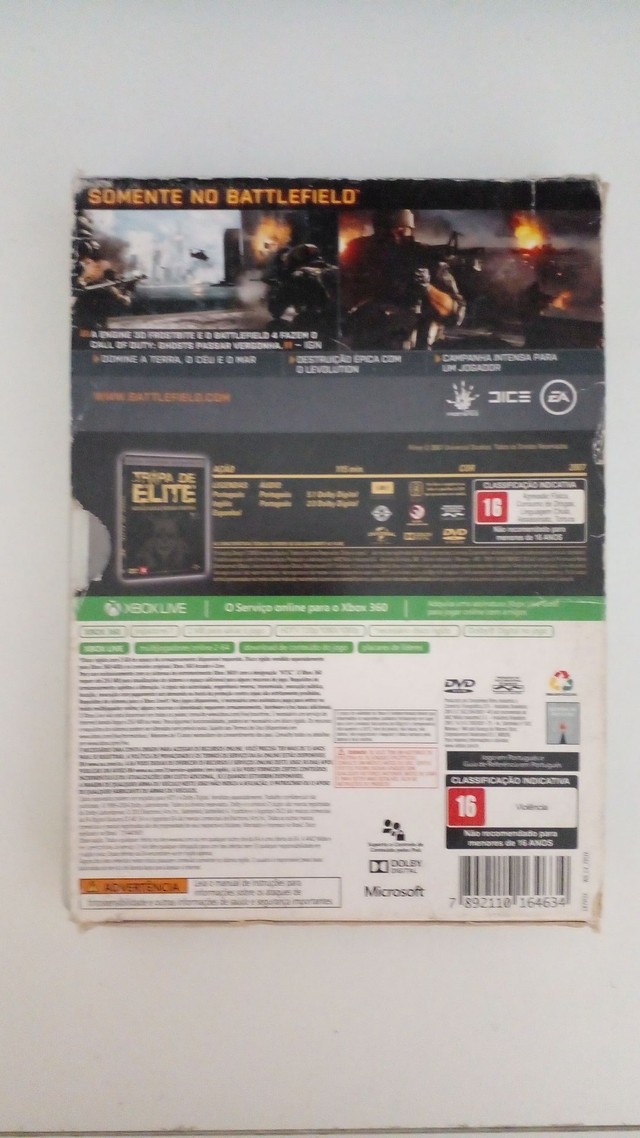 Battlefield 4 de xbox 360  com o filme tropa de elite  - Foto 2