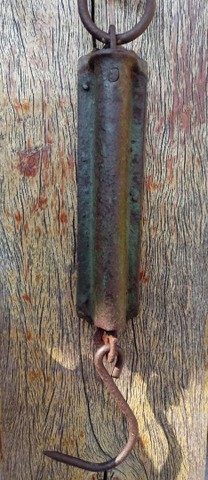 Balança de mão antiga - Foto 5