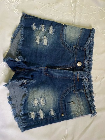Conjunto cropped e short jeans  - Foto 4